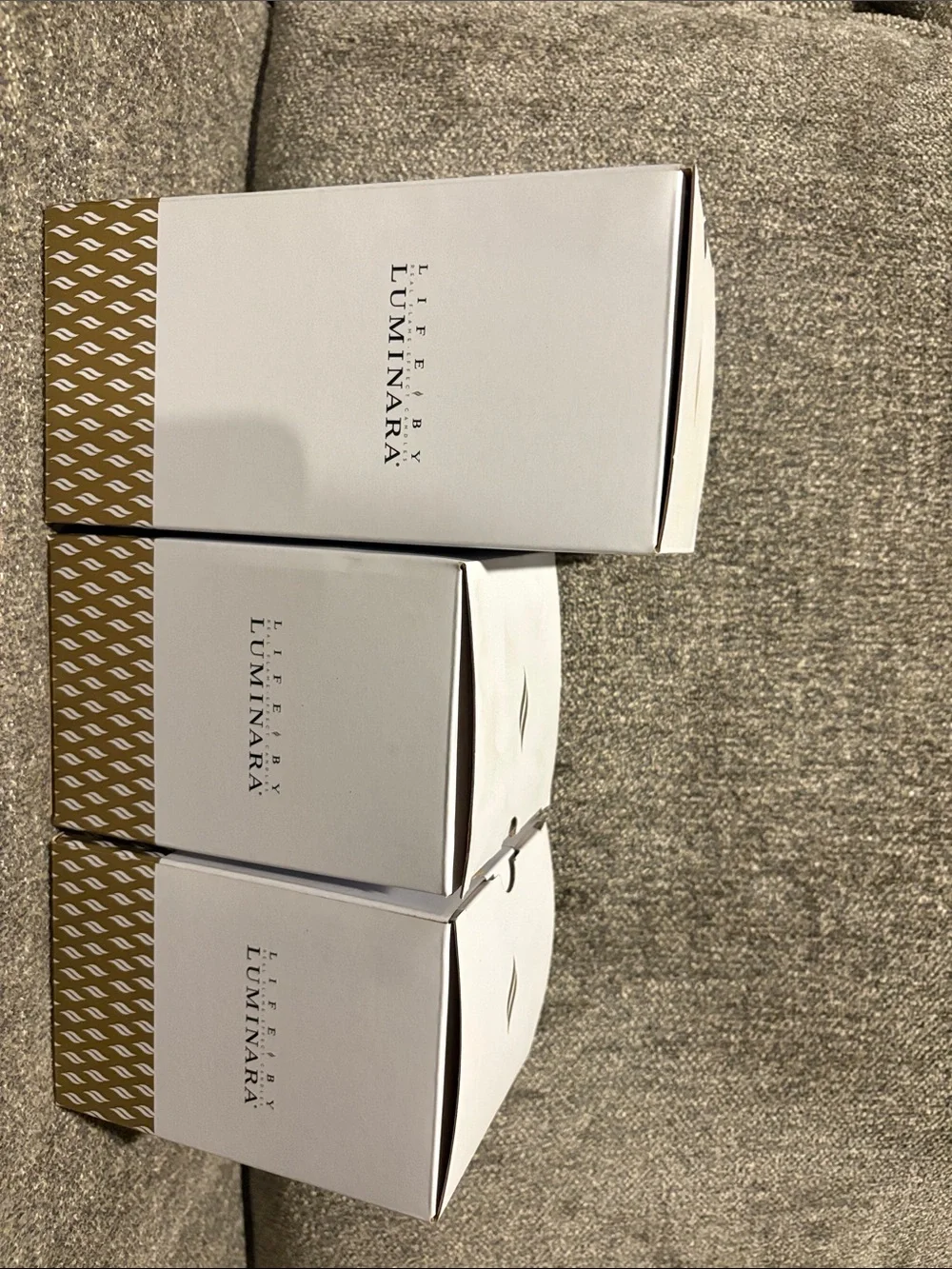 NEW Luminara Real Flame-Effect Candles - White  (Set of 3 Boxes)